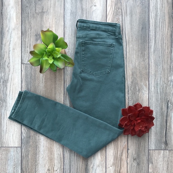 GAP Denim - Gap Premium Super Skinny Green Jeans